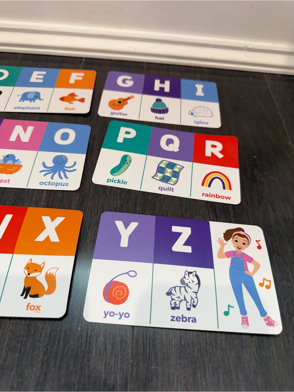 Ms Rachel Colorful Alphabet Numbers Flash Cards for Kids Learning Set - Picture 4 of 9